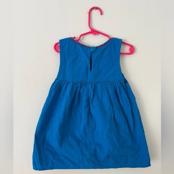 Hand-embroidered Toddler Girls Dress Authentic Guatemalan "Jardinita" Sundress - Picture 5 of 12